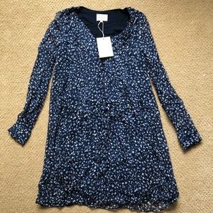 NWT Sezane Joe Dress Size 34 (Mini Dotty Flowers)